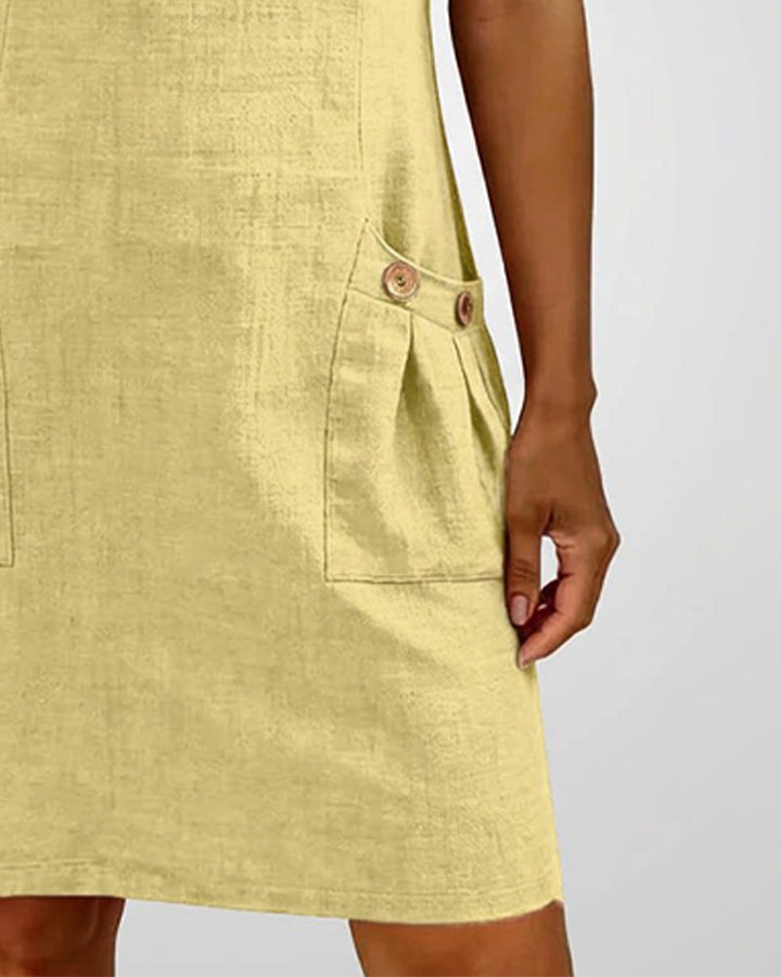 Maison Véline® | Robe en coton avec fermeture