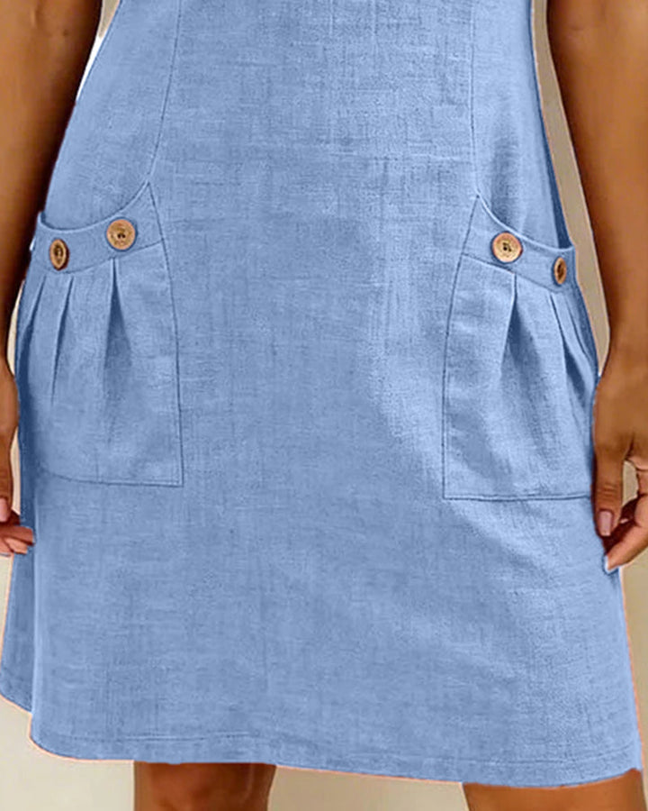 Maison Véline® | Robe en coton avec fermeture