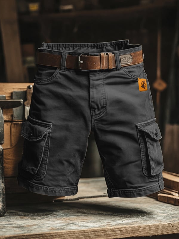 Véline | Short cargo rétro à poches multiples