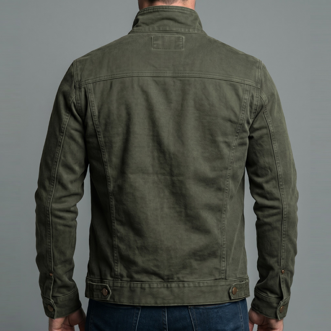 Jules| Veste vintage en coton avec fermeture zippée
