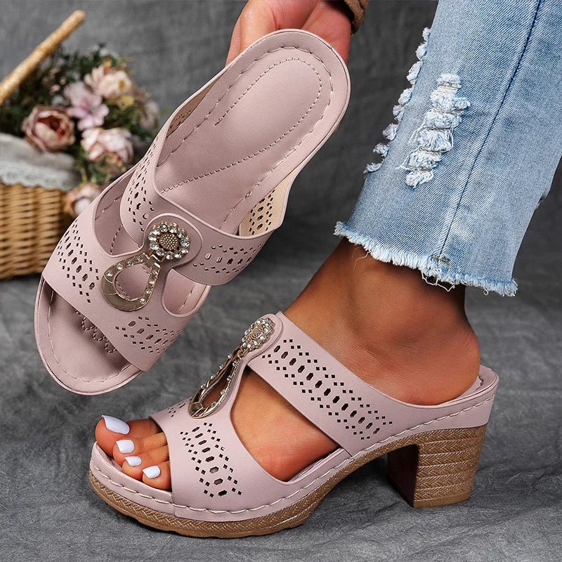 Maison Véline |    Sandales Orthopédiques Violette